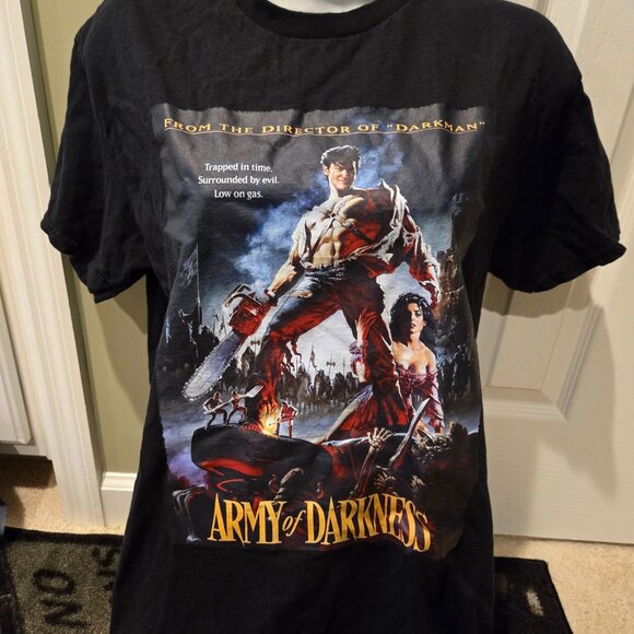 Evil Dead Army of Darkness Movie Poster Graphic T-Shirt Size Medium - Picture 4 of 7